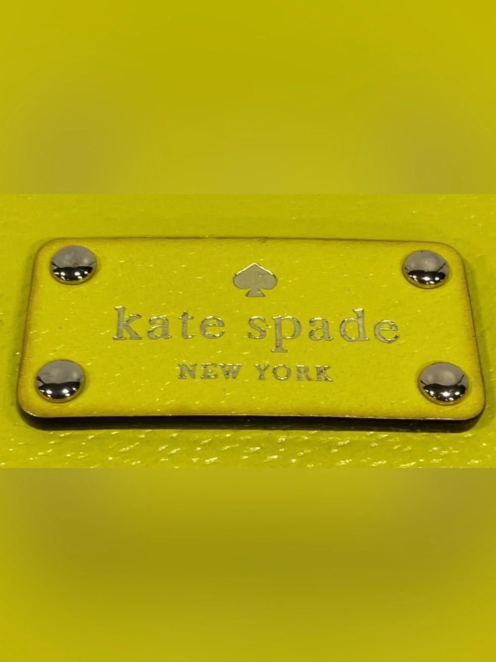 Kate Spade, Lemon Lime Pebbled Leather Crossbody Bag EUC